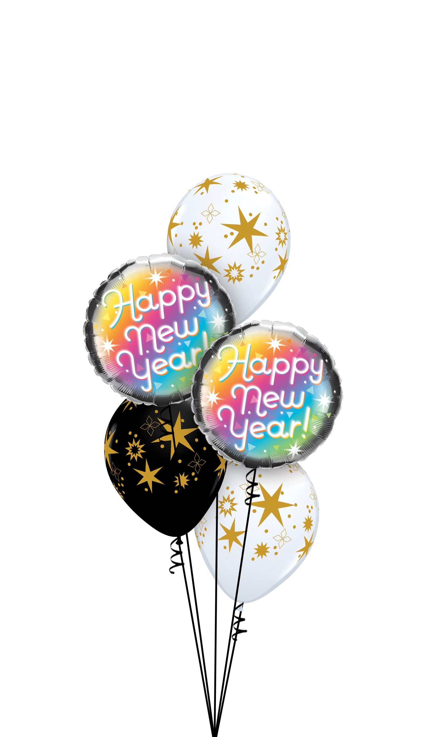 New Year balloons